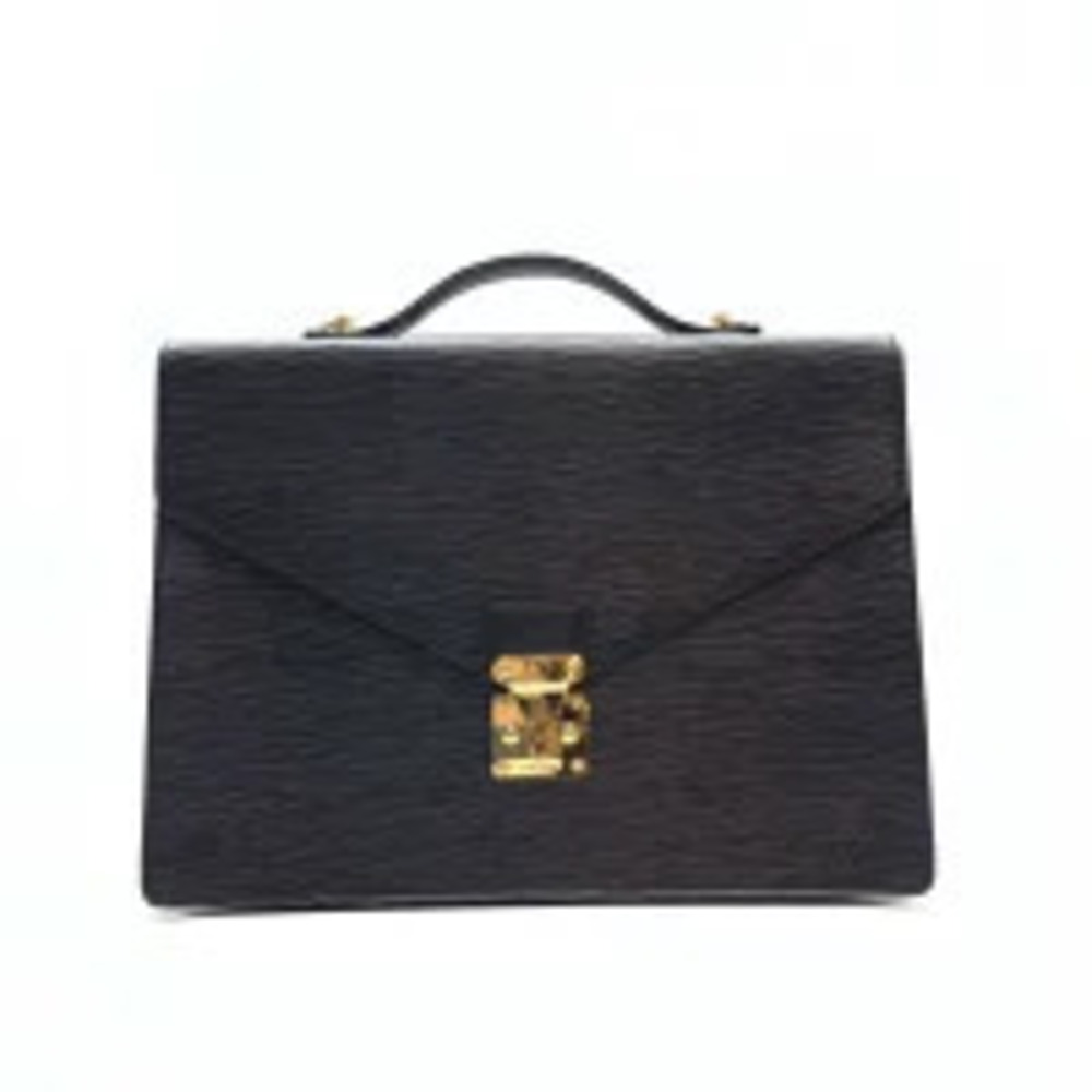 Louis Vuitton Bandouliere Epi Business Bag Handbag Briefcase
